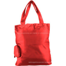 Promotional Polyester Foldable Shopping Bag with Customized Logo